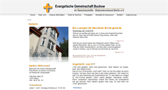 Desktop Screenshot of gemeinschaft-buckow.de